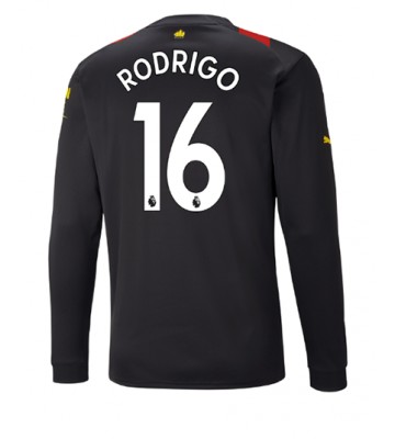 Manchester City Rodri Hernandez #16 Bortedrakt 2022-23 Langermet